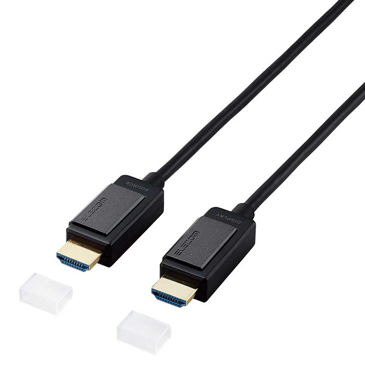 エレコム HDMIケーブル 30m 4K 60p 金メッキ 長尺 無給電タイプ ARC ブラック ELECOM