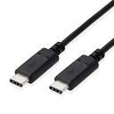 エレコム USBケーブル 2.0 タイプC USB-C PS5対応 PD対応 コントローラー充電 2m RoHS指令準拠（10物質） ブラック ELECOM