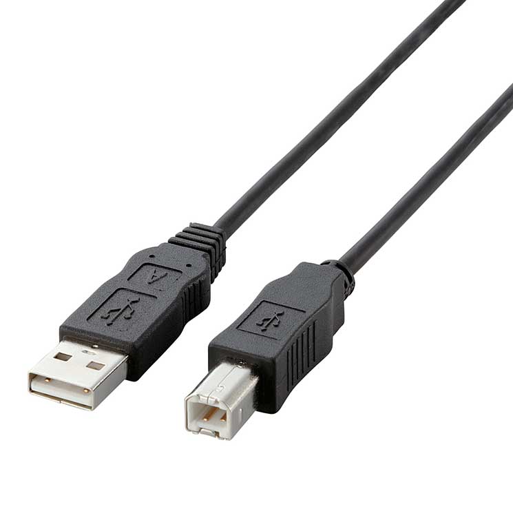 USB連接線5.1 m~ - エレコム RoHS対応USBケーブル 1.0m ブラック ELECOM