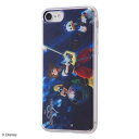 iPhone SE(第2世代) 8 7 TPUケース+背面パネル キングダムハーツ キングダムハーツ カバー 透明 クリア 衝撃 保護 着せ替え おしゃれ カッコイイ IJ-DP7TP-KH004