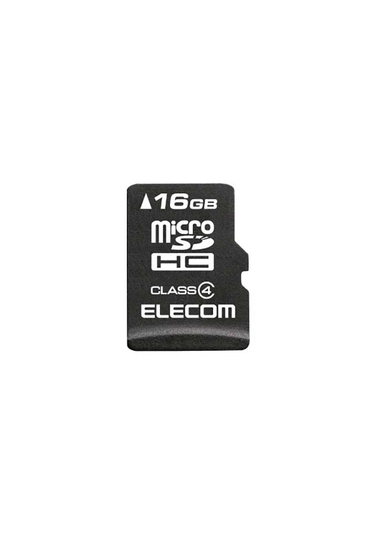 エレコム マイクロSD カード 16GB Class4 SD変換アダプタ付 データ復旧サービス ELECOM