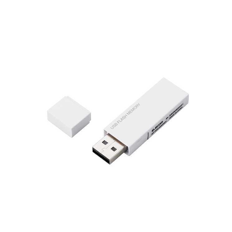 エレコム USBメモリ USB2.0 キャップ式 16GB 暗号化セキュリティ パスワード自動認証機能 1年保証 ホワイト ELECOM