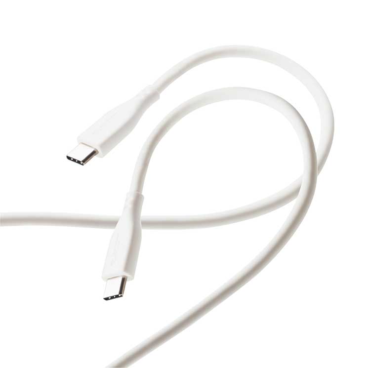 乐天商城 - エレコム USBケーブル USB A to USB C シリコン素材 RoHS 簡易パッケージ ELECOM