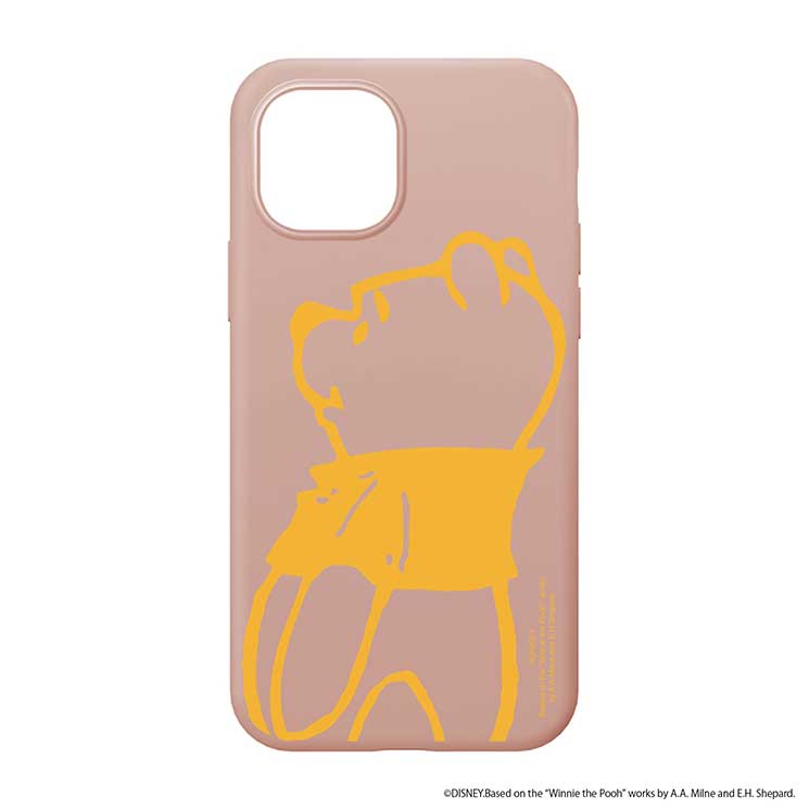 iPhone 13 ケース ディズニー くまのプーさん カバー 軽量 スリム 清潔 さらさら ...