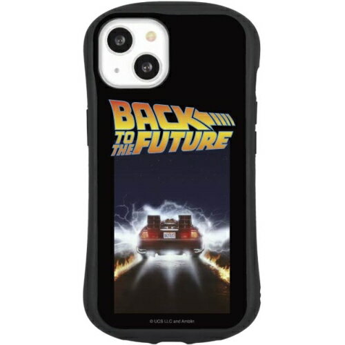 iPhone 13 ケース BACK TO THE FUTURE ロゴ ハイブリッドガラスカバー かわいい 可愛い おしゃれ オシャレ キャラ グルマン