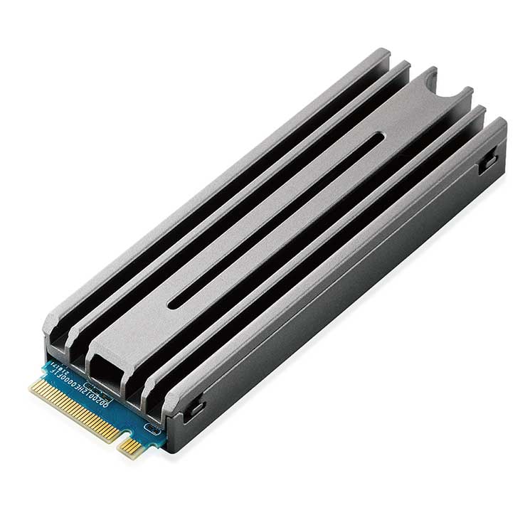 エレコム SSD 内蔵 2TB M.2 2280 PCIe Gen4.0 x4 【 PS5 PlayStation5 】専用 ヒートシンク付き 放熱 PS5取付用ドライバー付き NVMe 1.4 簡単取付WEBマニュアル