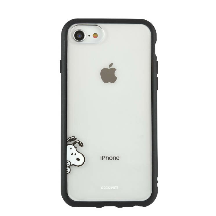 iPhone SE 第3世代 第2世代 8 7 6s 6 IIIIfit Clear ケース ピーナッツ スヌーピー スヌーピー 耐衝撃カバー 透明 ハイブリッド かわいい 可愛い おしゃれ オシャレ キャラ グルマン