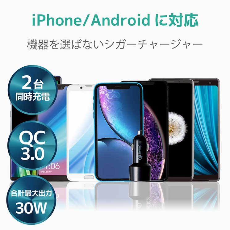 ☆VENTION 2 ポート USB(A+A) コンセント充電器(18W/18W) JP プラグ ホワイト FB-8500