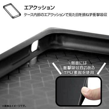 iPhone 11 耐衝撃ケース ディズニー アナと雪の女王 ハイブリッドカバー KAKU スクエア 四角 キャラ おしゃれ かわいい 可愛い イングレム IQ-DP21K3TB-FR005