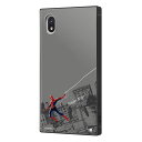 Xperia Ace III エクスペリア SO-53C , SOG08 ケース マーベル スパイダーマン 2 耐衝撃カバー KAKU ハイブリッド スクエア 四角 かわいい 可愛い おしゃれ オシャレ シンプル キャラ イングレム