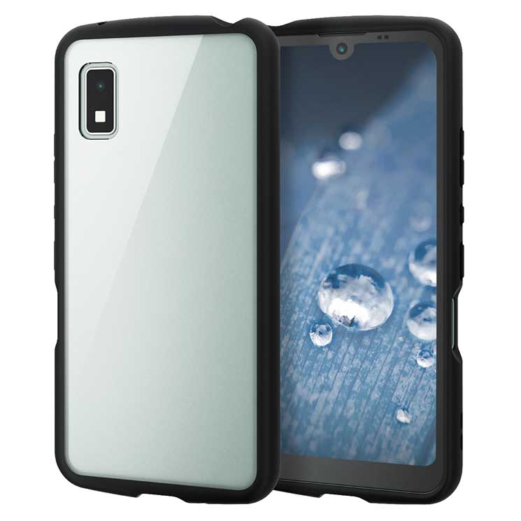 乐天商城 - エレコム AQUOS wish2 wish SH-51C SHG06 A104SH SH-M20 ケース カバー ハイブリッド TPU ブラック ELECOM