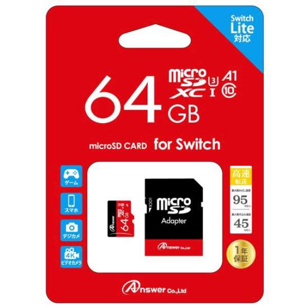 Switch Switch Lite MicroSD 64GB SDɥץդ å 󥵡