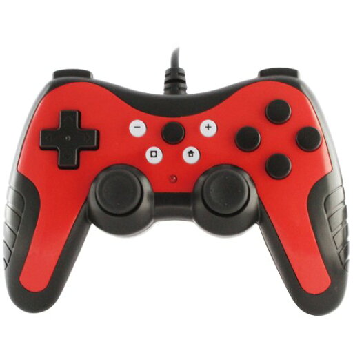Switch用 USBコントローラPro Lite レッド スイッチ アンサー
