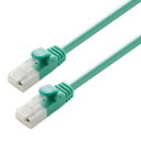 エレコム Cat6 LANケーブル 15m グリーン ELECOM