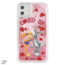 iPhone 11 XR グリッターケース ルーニーテューンズ LOVE ラメ カバー キラキラ 保護 かわいい おしゃれ 可愛い イングレム IJ-WP21LG1P-LN003