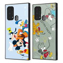 OPPO Reno5A ケース カバー ディズニー ミッキー フレンズ ミニー ドナルド プルート グーフィー キャラクター グッズ ブルー カーキ 耐衝撃 頑丈 ハイブリッド KAKU スクエア