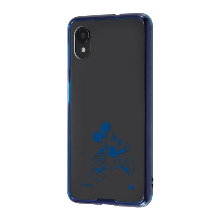 乐天商城 - Galaxy A23 5G クリア スマホ ケース カバー 『 ディズニー 』 ミッキーマウス SC-56C SCG18 ブルー 青 キャラクター グッズ 透明 TPU 傷に強い 耐衝撃 頑丈 丈夫 強い ストラップホール 付 手に馴染み持ちやすい エアクッション