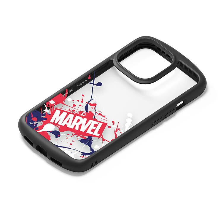 乐天商城 - iPhone 14 ProMax クリア ケース マーヴェル MARVEL カバー スマホケース おしゃれ かわいい 背面 透明 ペンキ柄 スプラッシュ MagSafe対応 アイフォン アイホン プロ マックス 耐衝撃 頑丈 PG-DPT22S20MVL