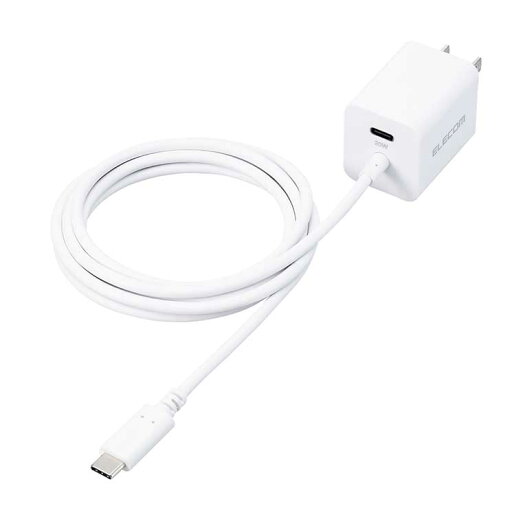 エレコム USB Type-C 充電器 PD 対応 最大出力20W Type C ケーブル 一体型 1.5m 【 iPhone iPad Pro Air Galaxy Xperia AQUOS Android 各種 他対応 】 軽量 ホワイト ELECOM エレコム USB Type-C 充電器 PD 対応 最大出力20W Type C ケーブル 一体型 1.5m 【 iPhone iPad Pro Air Galaxy Xperia AQUOS Android 各種 他対応 】 軽量 ホワイト ELECOM