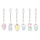 サンリオ ストラップ スマホ モバイル アクリル キャラクター グッズ こぎみゅん シナモロール クロミ マイメロディ ポチャッコ ポムポムプリン 携帯 アクセサリー チャーム キーホルダー SANG-314