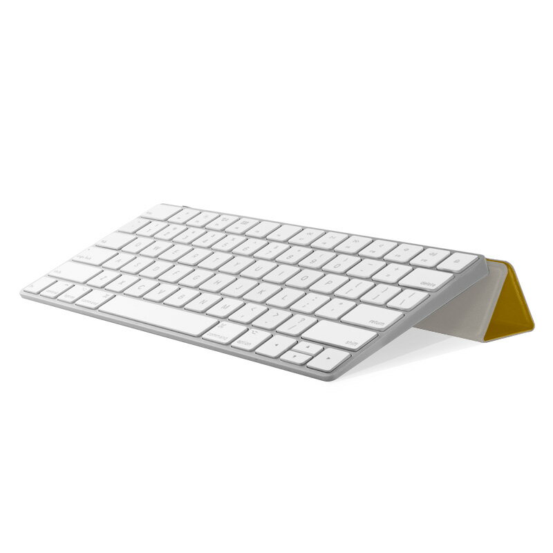 キーボードスタンド 角度調節 可能 イエロー 黄色 FLAP STAND（フラップスタンド） for Magic Keyboard マジック キーボード