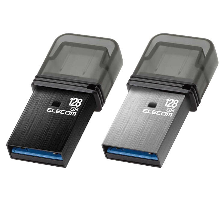 GR USB 128GB USB3.2(Gen1)/3.1(Gen1)/3.0/2.0 2in1 y Type-C / USB A z Lbv Ǎő200MB/s y Windows 11 Mac Android iPad OS Ή ubN/Vo[