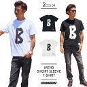 送料無料 Tシャツ 半袖 メンズ BROOKLYN MACHINE WORKS SPRAY PRINT T-SHIRT