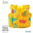 INTEX インテックス 子供用 トロピカルバディスイムベスト 浮き輪 キッズ おしゃれ かわいい プール 海水浴 リゾート 旅行