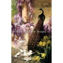 NXXeb` Lbg ㋉ Sʎh Heaven And Earth Designs(HAED) - A Peacock and Doves in a Garden