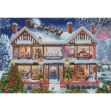 クロスステッチ刺繍キットChristmas House 2- Artecy18ctキットクリスマス