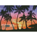 クロスステッチ刺繍キットPalm Beach Sundown- Artecy18ctキット 風景