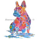 クロスステッチ キット 上級者 全面刺し 犬 French Bulldog-Jo Lynch-Heaven And Earth Designs(HAED)