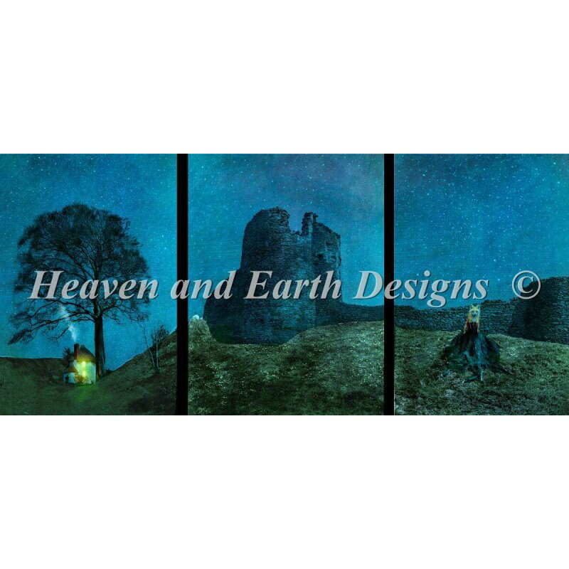 クロスステッチ キットThe Night Watchman 25ct- Heaven And Earth Designs上級者 全面刺し