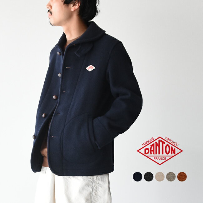 DANTON ウールモッサシングルジャケット 42サイズ NAVY - アウター