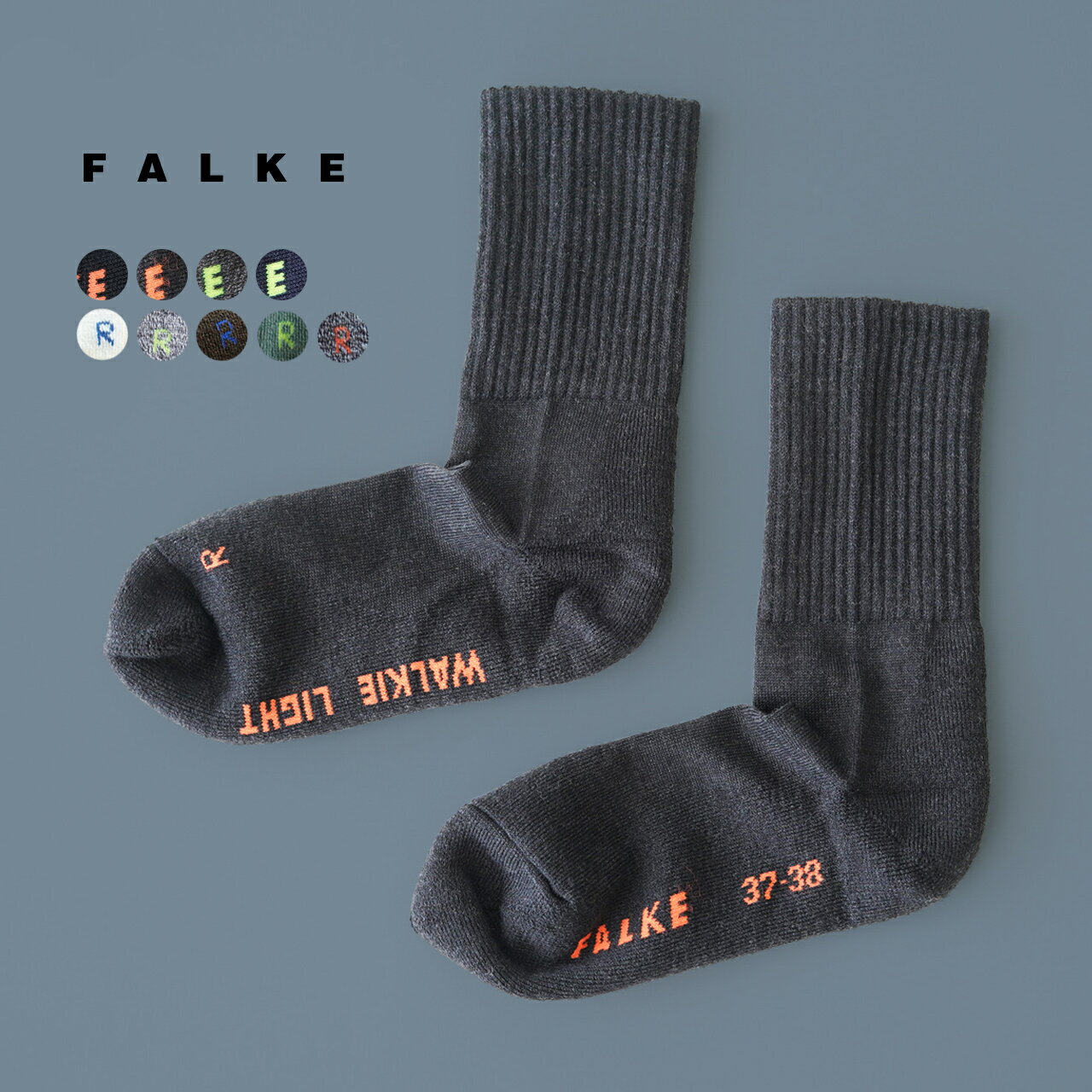 ファルケ FALKE ウォーキー ライト ソックス メンズ レディース 靴下 23.0cm-25.5cm 16486 Walkie Light Socks【メール便可】0830