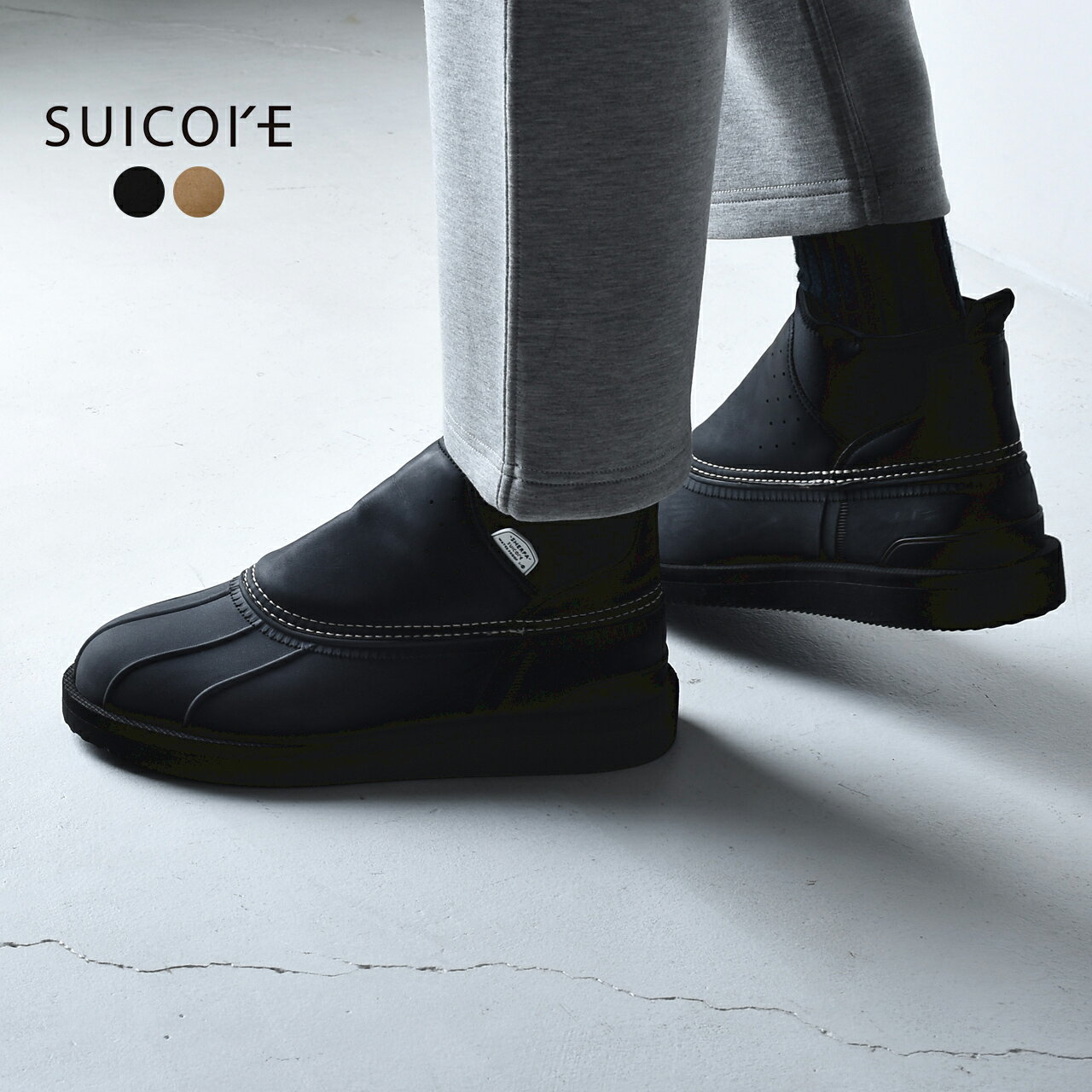 スイコック SUICOKE ビー BEE レインブーツ レインシューズ アンクル丈 ハイカット スリッポン メンズ 23.0cm-29.0cm OG-198wpab 1008【送料無料】のサムネイル