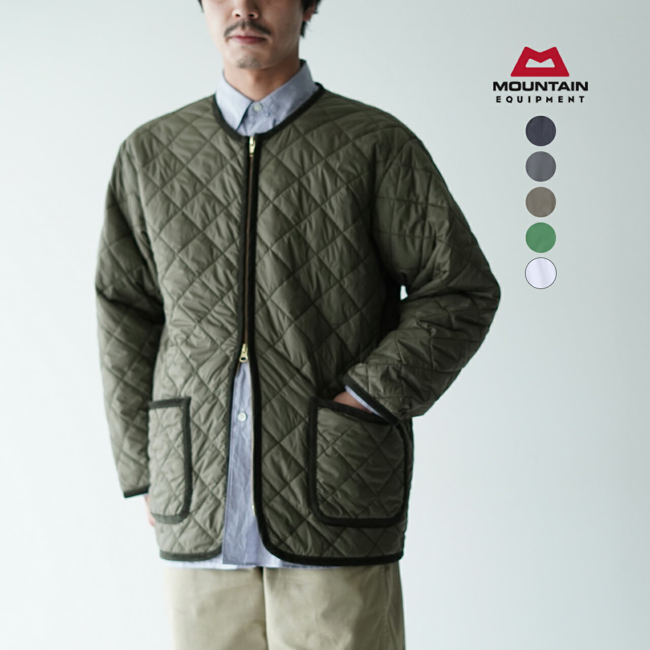 マウンテンイクイップメント MOUNTAIN EQUIPMENT キルテッド パディッド ジャケット QUILTED PADDED JACKET キルティング ノーカラー ジャケット メンズ レディース 2022秋冬 427158 【送料無料】【予約商品】0807