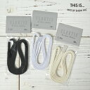 ディス イズ… THIS IS… エラスティック シューレース レギュラー ELASTIC SHOE LACES REGULAR 靴紐 替え紐 2本入り メンズ レディース 11771001【メール便可】