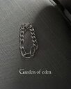 ガーデンオブエデン Garden of Eden シームレス カーブ リンク ブレスレット SEAMLESS CURB LINK BRACE シルバー925 ア...