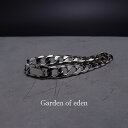 ガーデンオブエデン Garden of Eden スモール ライト カーブ チェーンブレス SMALL LIGHT CURB CHAIN BRACE(SV) シルバー925 アクセサリー メンズ レディース 22AW034 