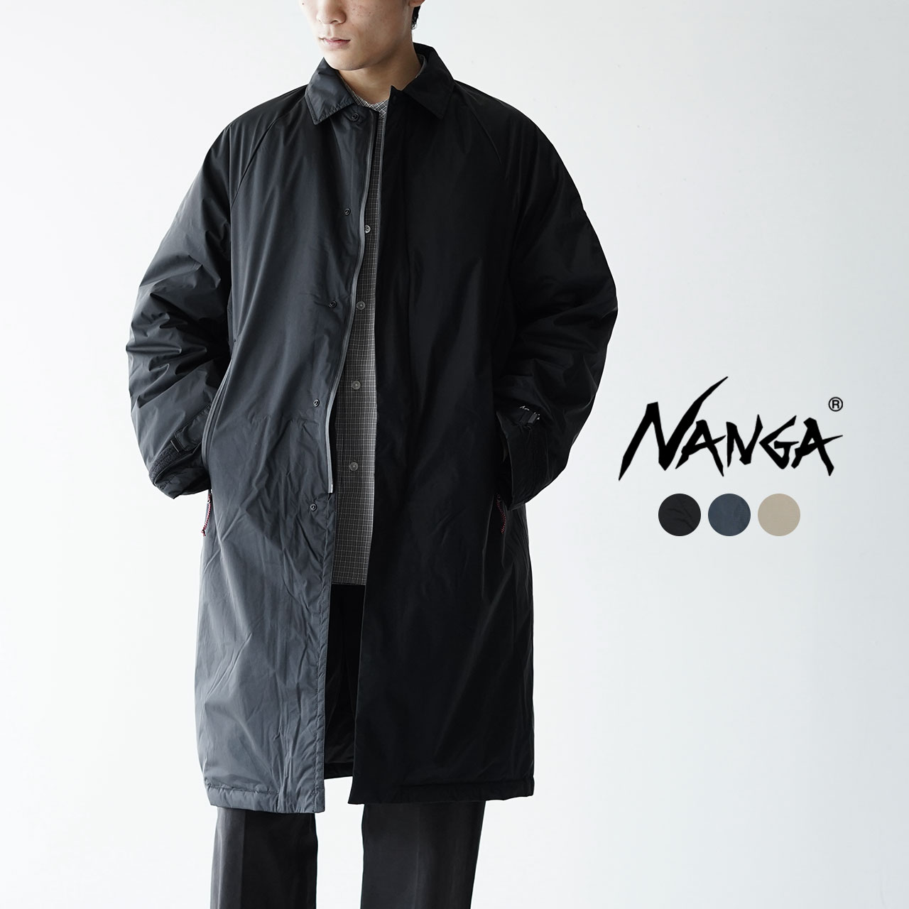 ナンガ NANGA オーロラ ステンカラー コート AURORA SOUTIEN COLLAR COAT メンズ 2022秋冬 ND2241-1C008 【送料無料】1130