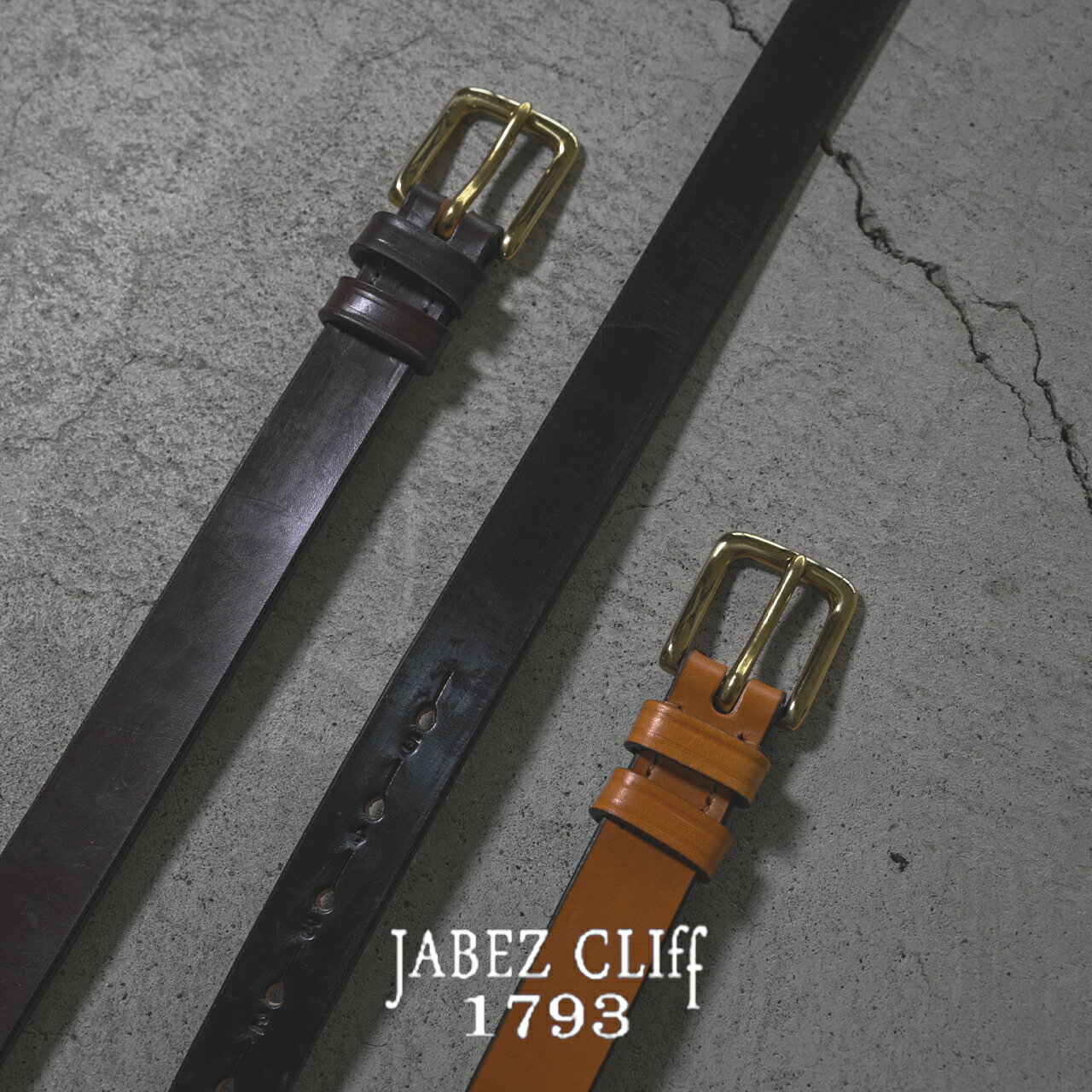 レザーベルト ジャベツクリフ JABEZ CLIFF レザーベルト STIRRUP BELT 2.8cm メンズ レディース【送料無料】1121