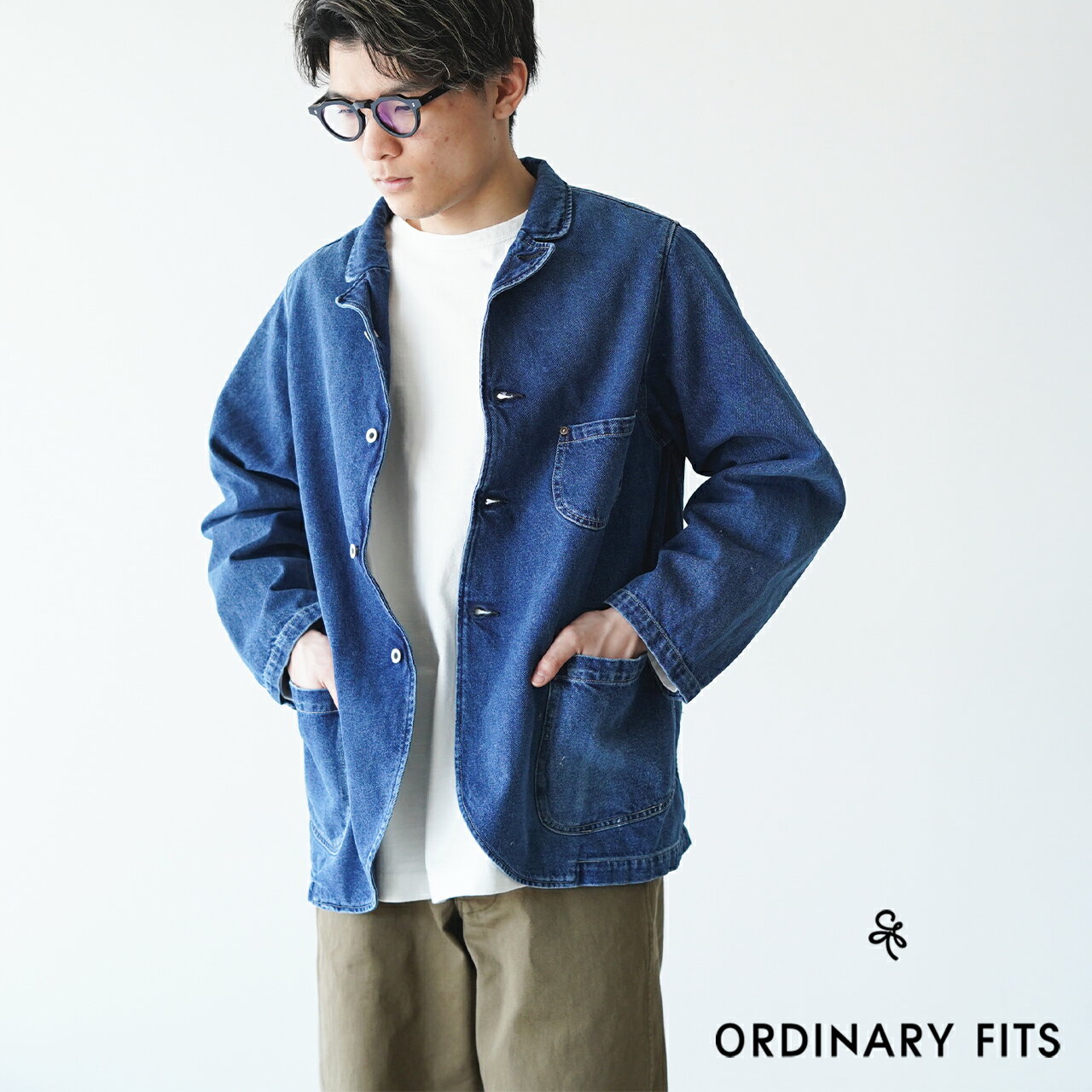 【アウトレット！30%OFF】オーディナリーフィッツ ORDINARY FITS ワーク テーラード カバーオール WORK TAILORED COVERALL (USED) テーラード ジャケット メンズ OFC-J003 【送料無料】0316のサムネイル