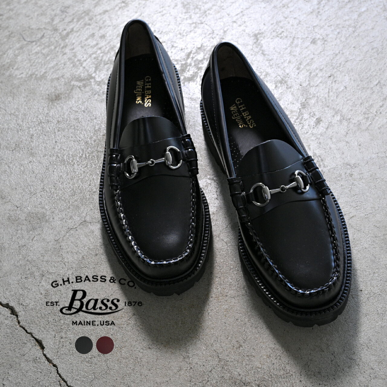 ジーエイチバス G.H.BASS ウィージャンズ 90S リンカーン モック レザー ローファー WEEJUN 90S LINCOLN MOC LEATHER メンズ BA11530 26.0cm-28.0cm 【送料無料】0224 1