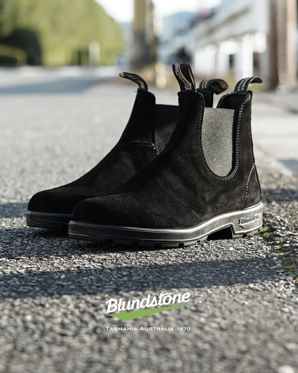 ブランドストーン Blundstone スエード サイドゴアブーツ メンズ ELASTIC SIDE