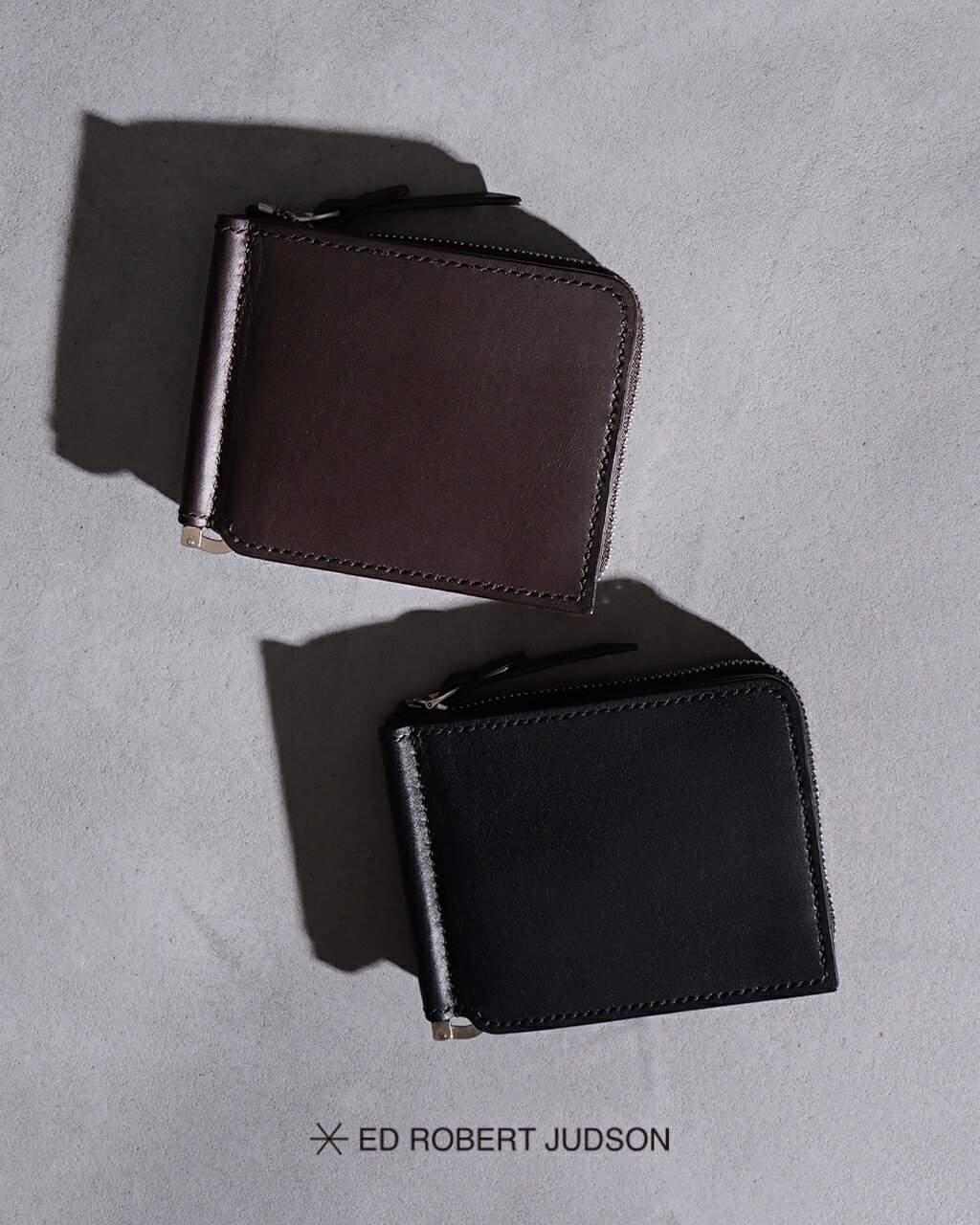 ɥСȥɥ ED ROBERT JUDSON ⡼ ޥ͡ å å molded money clip wallet  ֥å ֥饦    ǥ B01LHWL-61LS 1216 ե