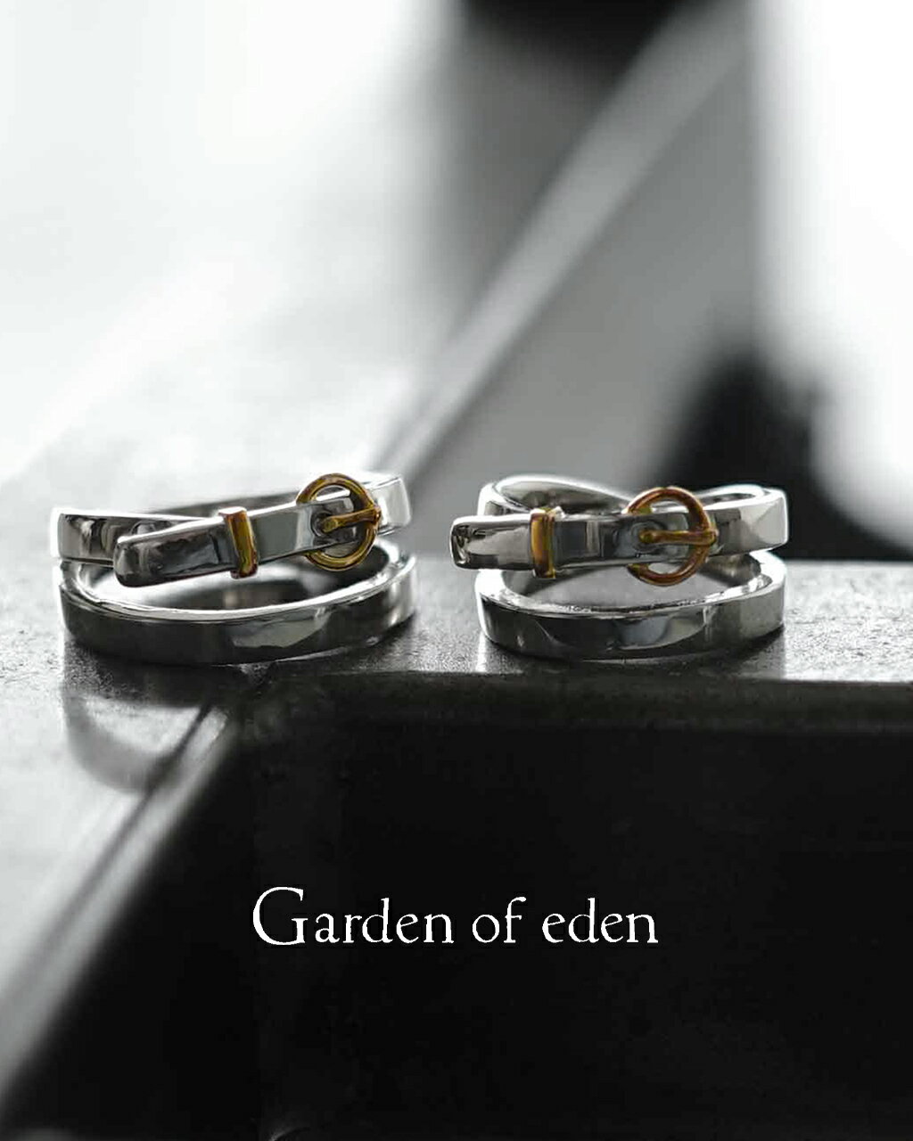 【期間限定ポイント10倍】ガーデンオブエデン Garden of Eden ホース シュー バックル ダブル リング S..
