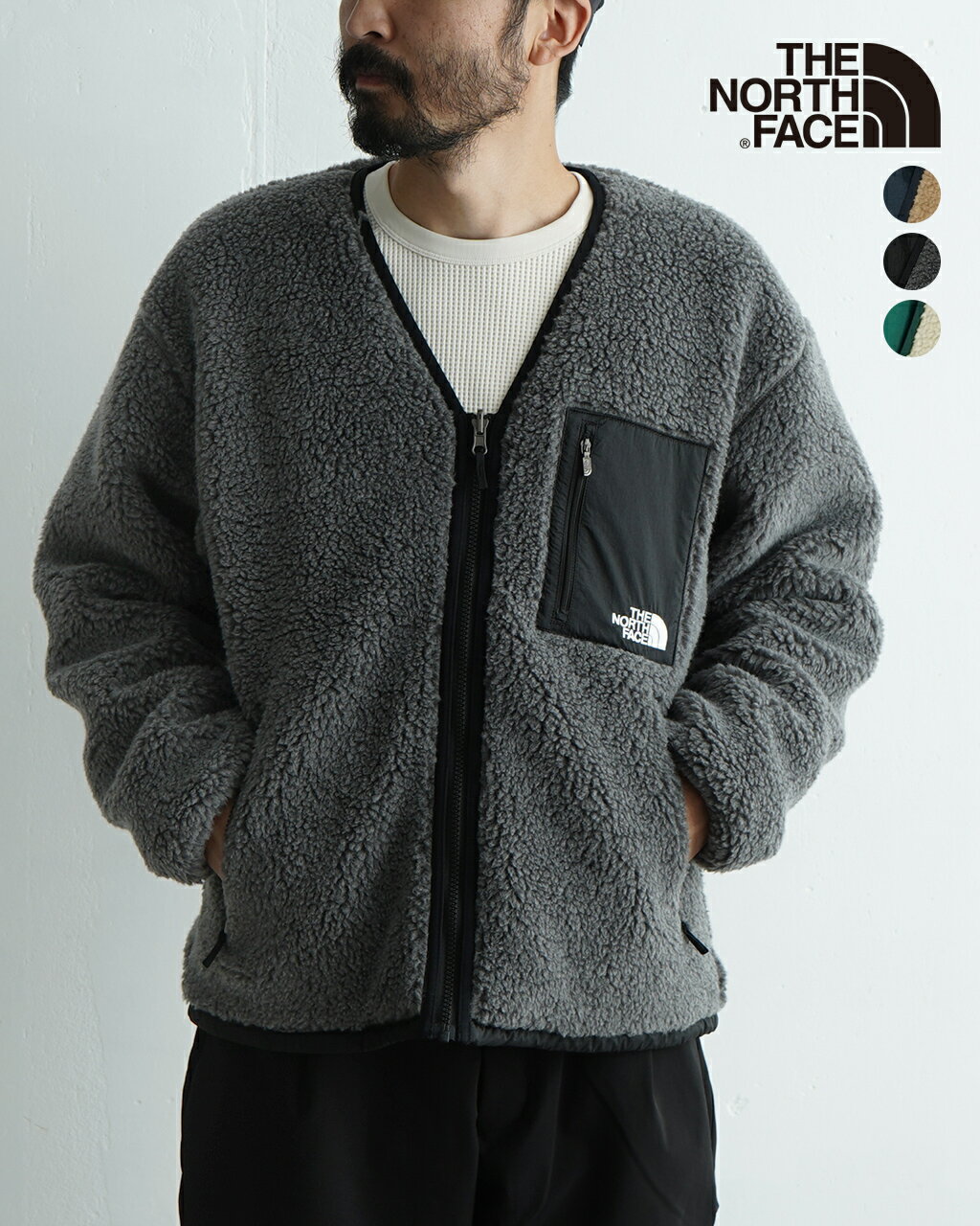 ＼3万円以上で20%OFFクーポン／ノースフェイス THE NORTH FACE リバーシブル エクストリーム パイル カーディガン Reversible Extreme Pile Cardigan メンズ レディース NP723340918のサムネイル