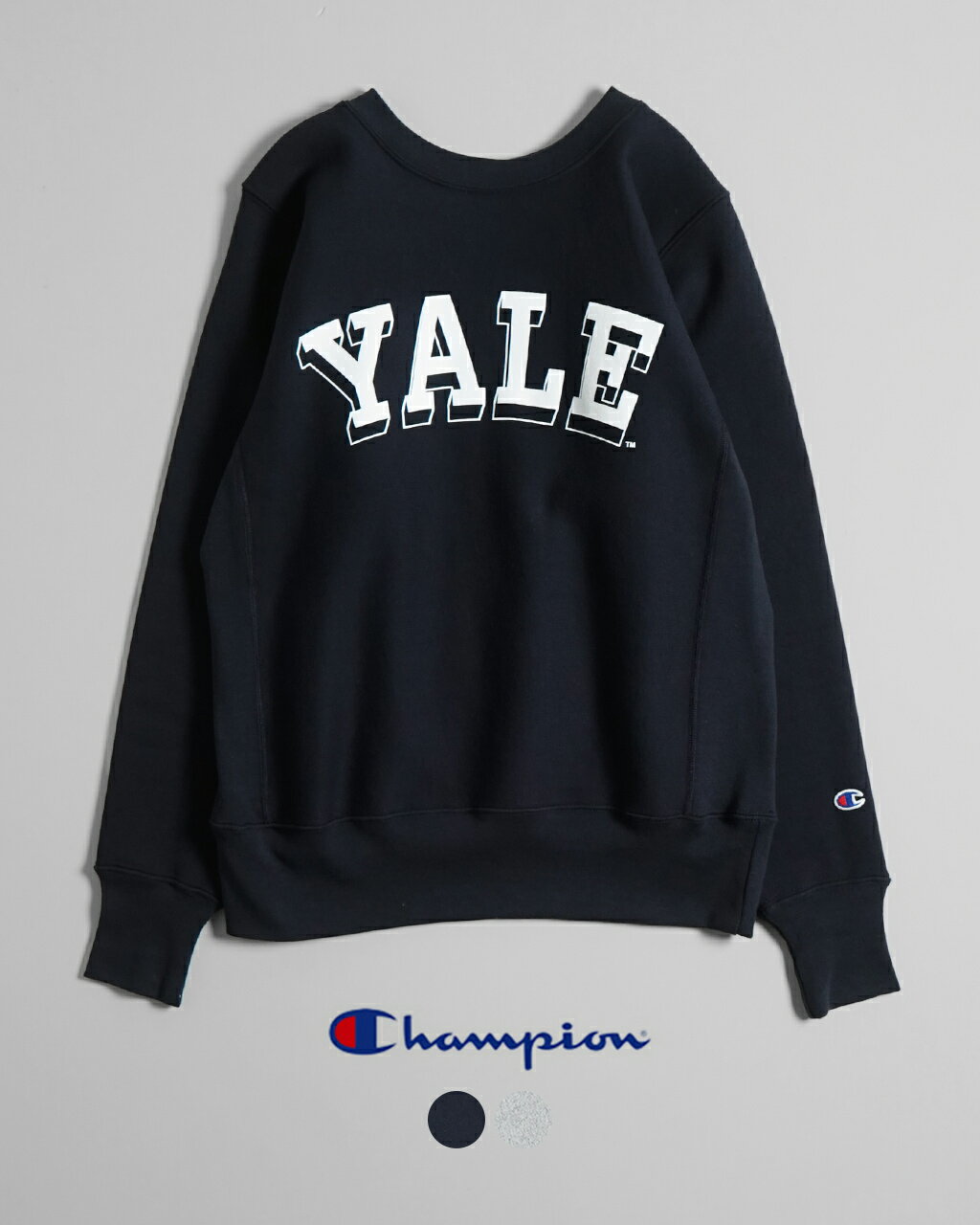 【最大6,000円OFFクーポン対象】チャンピオン Champion アメリカ製 リバースウィーブ(R) スウェット トレーナー クルーネック YALE メンズ...