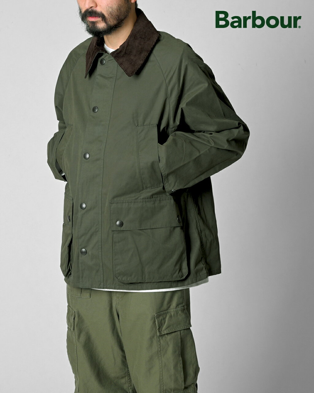 バブアー ジャケット メンズ バブアー Barbour オーバーサイズ ピーチスキン ビデイル カジュアル OS PEACHED BEDALE CASUAL ノンワックス ジャケット ブルゾン オーバーサイズフィット メンズ レディース MCA0933【送料無料】0128